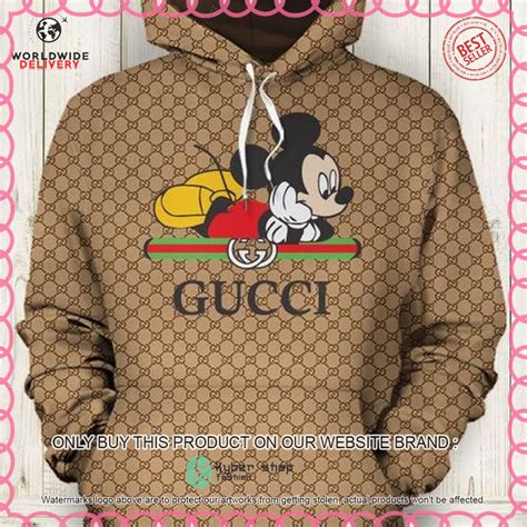 gucci watch mickey|mickey mouse gucci hoodie.